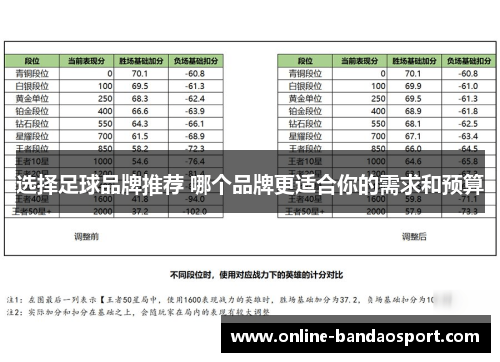 选择足球品牌推荐 哪个品牌更适合你的需求和预算